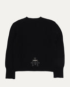 Cashmere Cross Patch Sweater