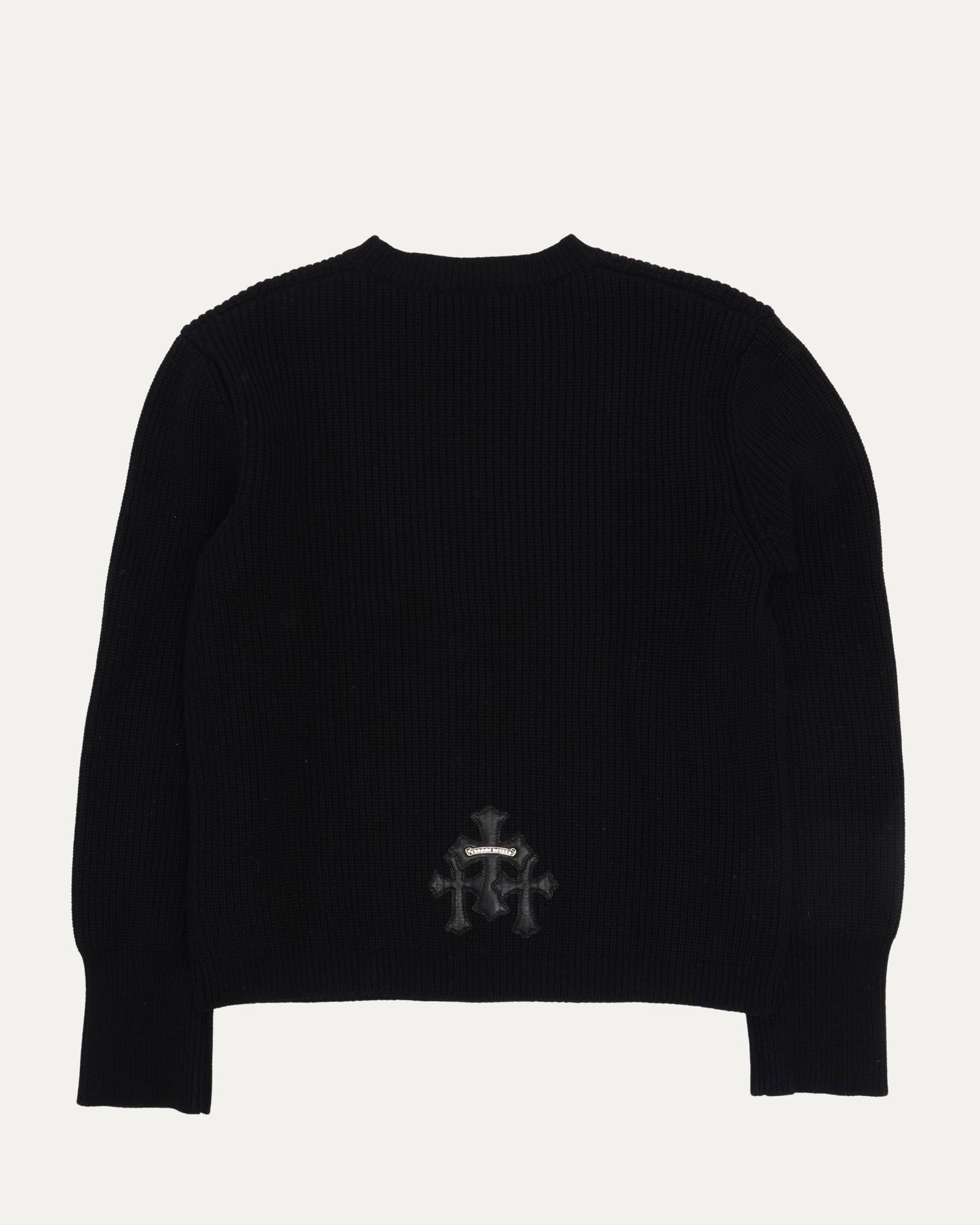 Cashmere Cross Patch Sweater