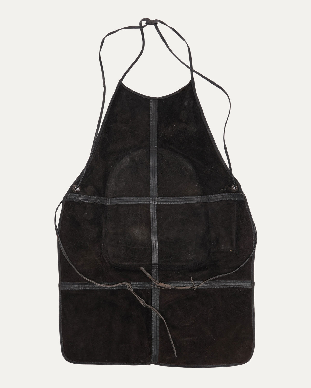 Vintage Cross Patch Leather Apron