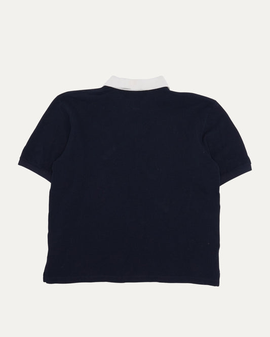 Contrast Collar Polo Shirt