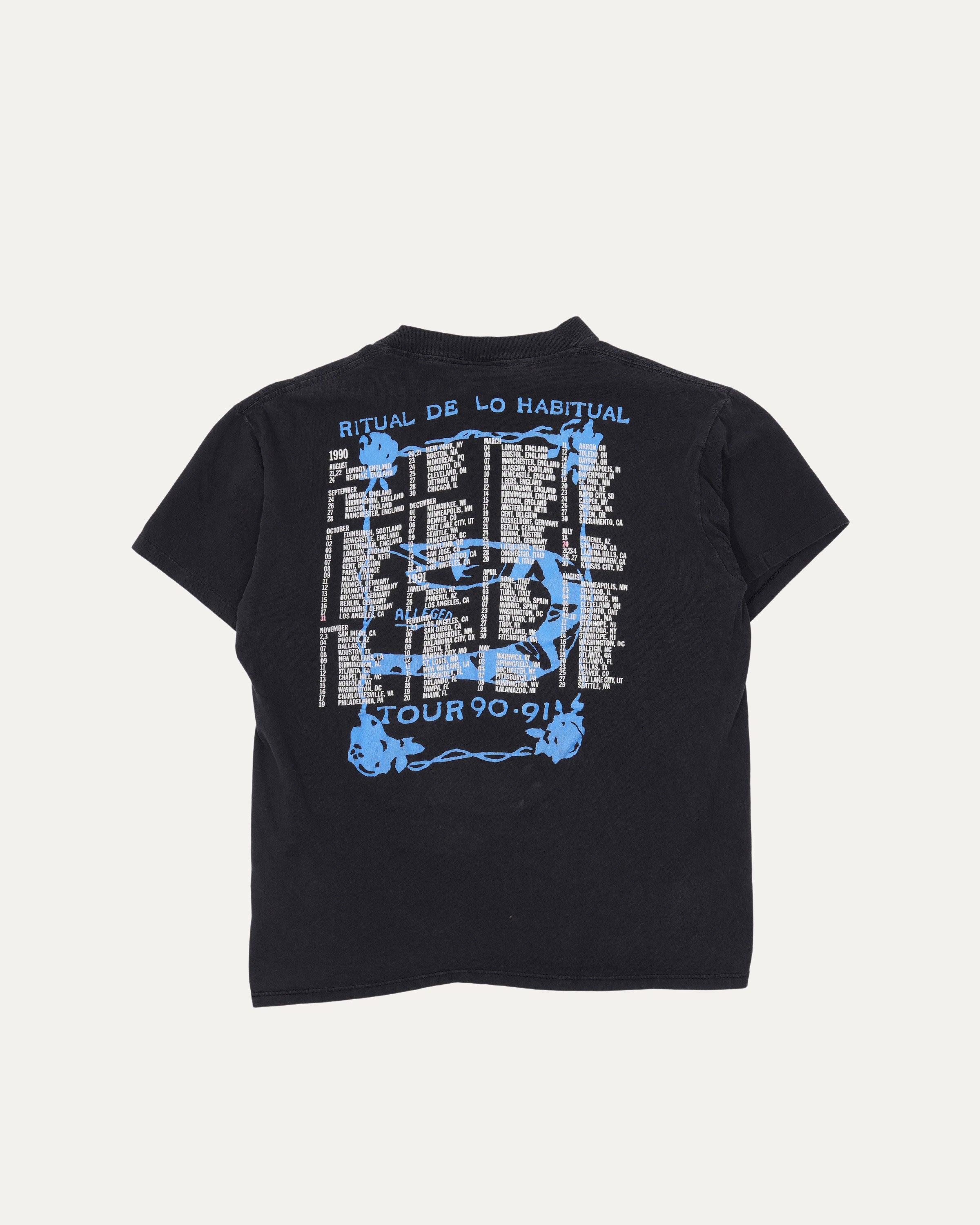 Jane's Addiction Ritual De Lo Habitual Tour 90-91 T-Shirt