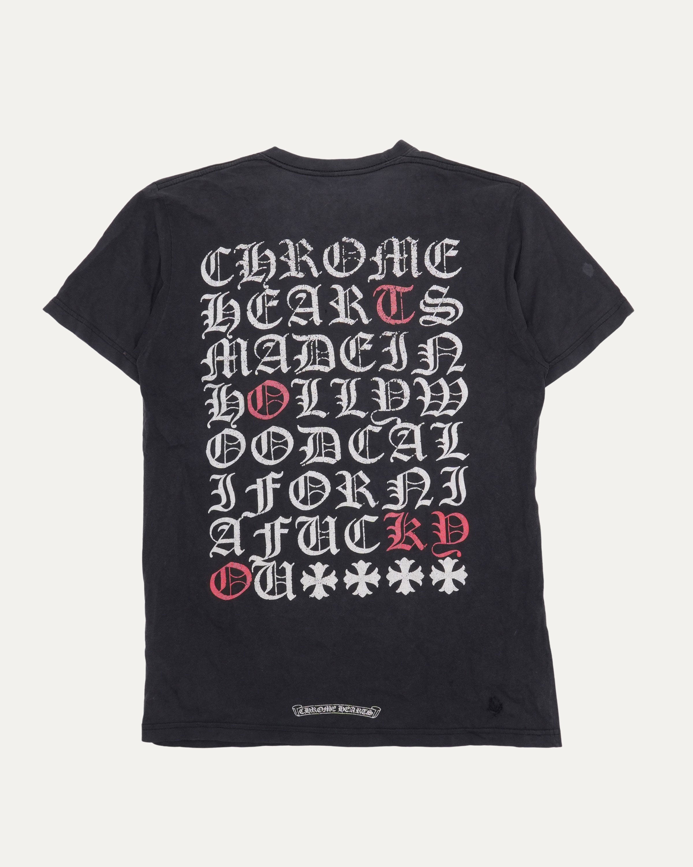 Chrome Hearts Tokyo Eye Chart Pocket T-Shirt – Justin Reed