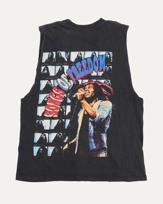 Bob Marley The King of Reggae Cut-Off T-Shirt