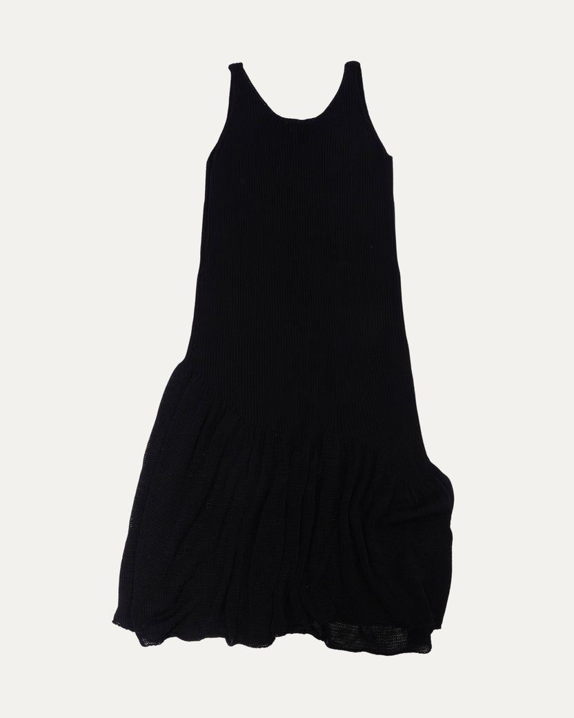 Black Knit Tank Dress