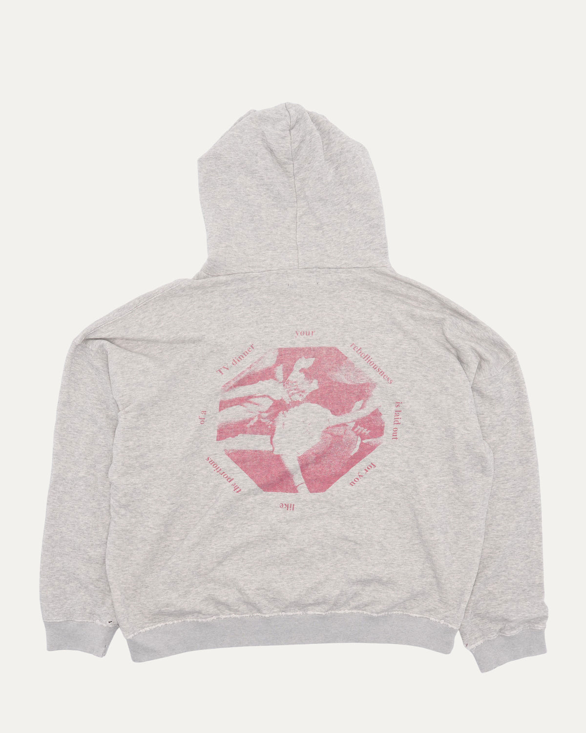 You Are Nothing Distressed Hoodie