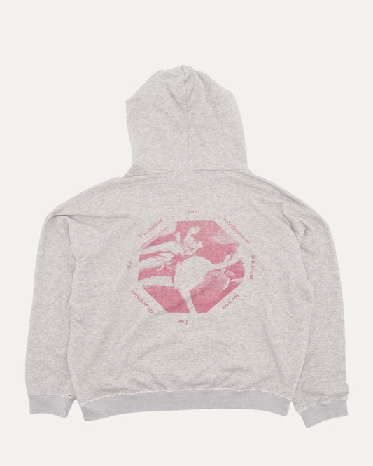 You Are Nothing Distressed Hoodie