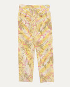 Plaid and Paisley Print Trousers