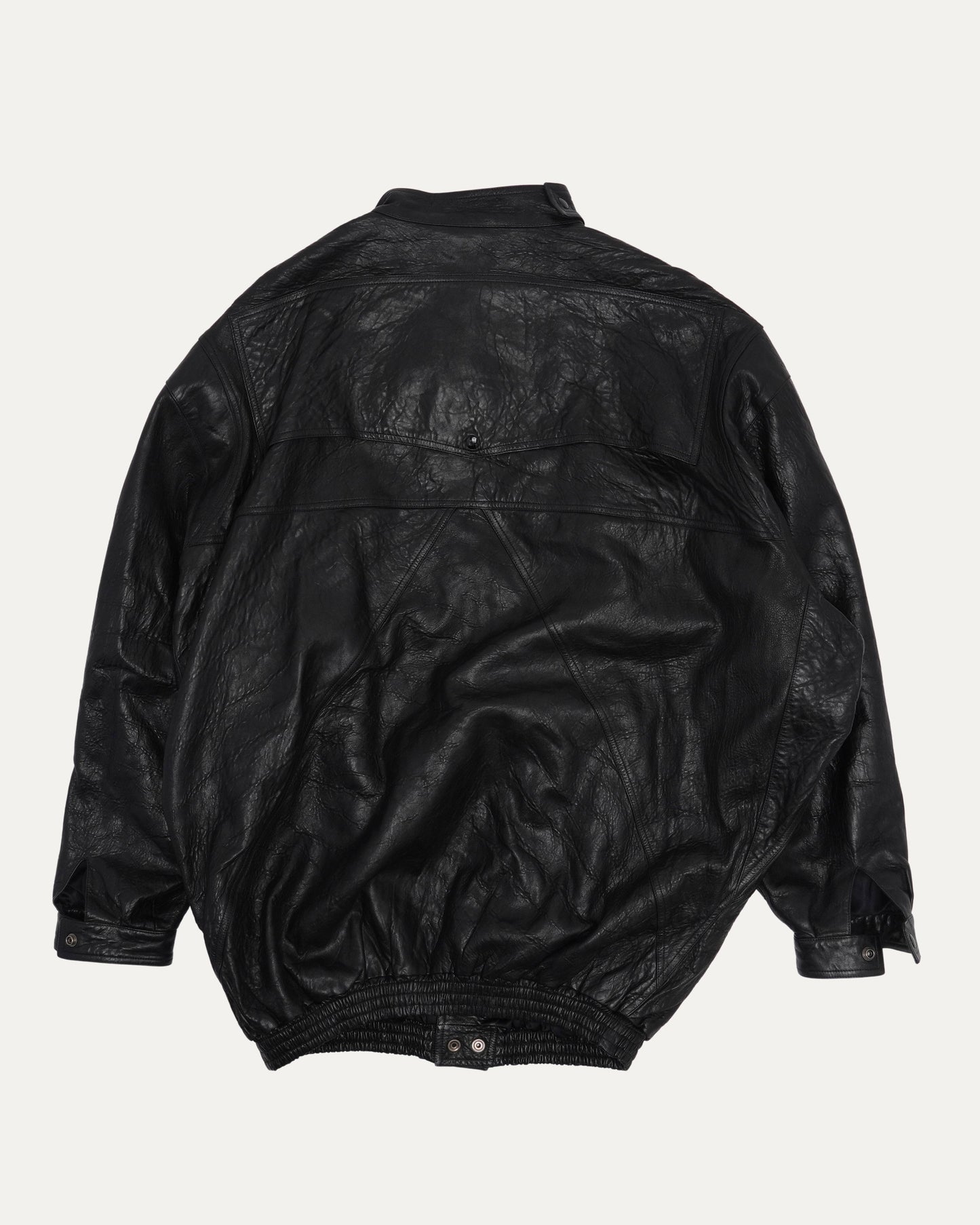 Oversized Leather Jacket