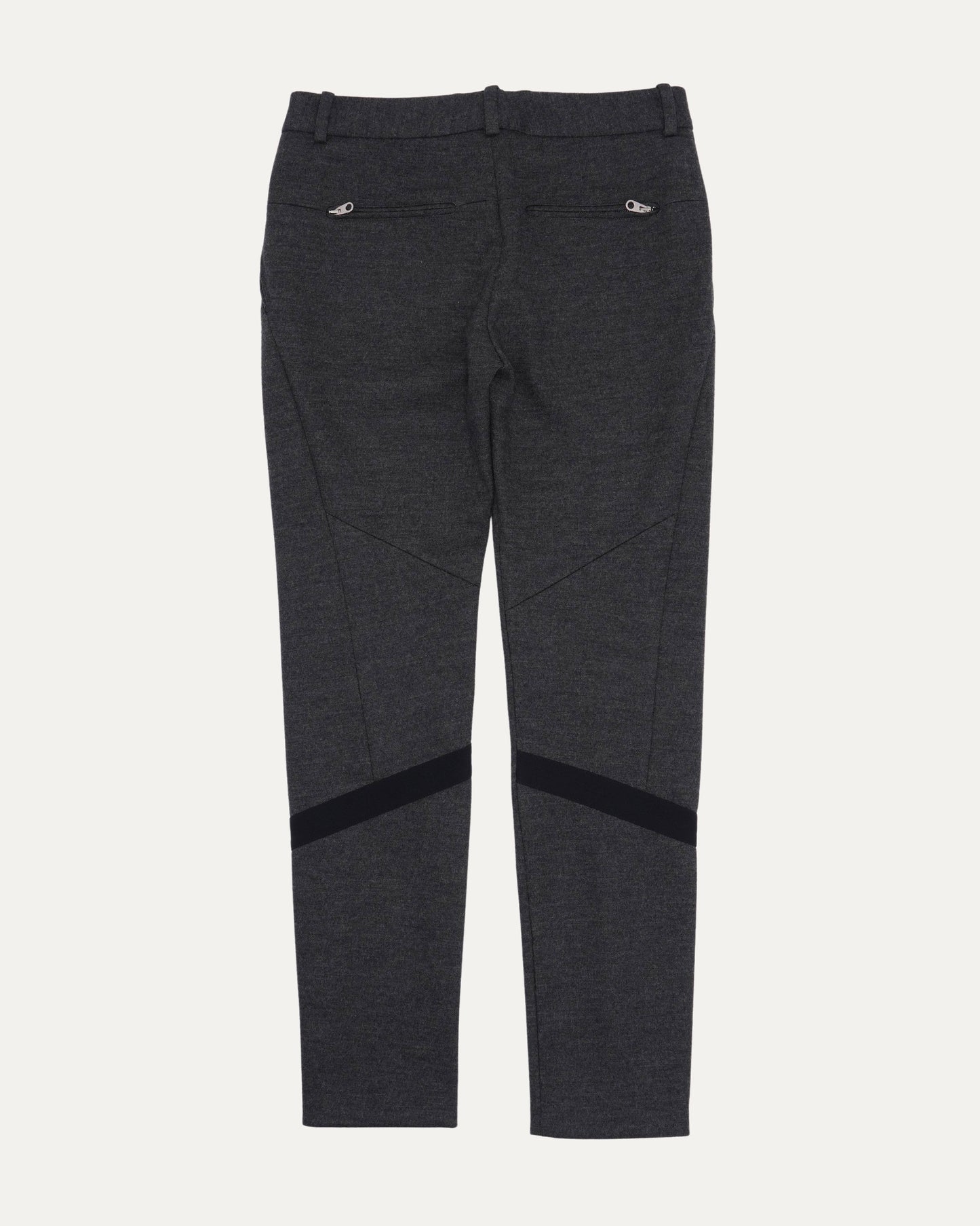 Wool Zipper Pocket Trousers