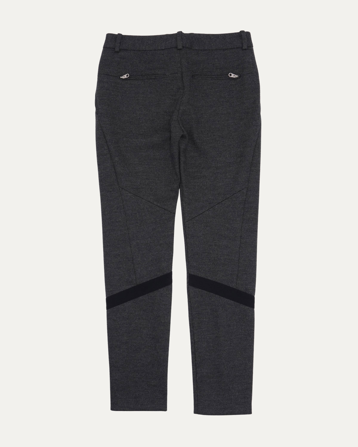 Wool Zipper Pocket Trousers