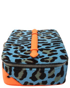 St Barth Leather & Pony Hair Jewelry Case