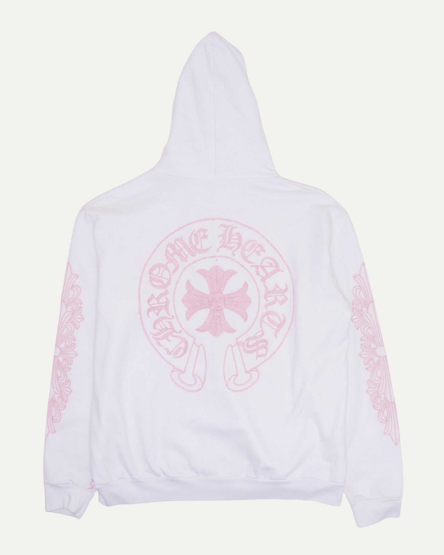 Beaded Horseshoe Logo Zip Hoodie