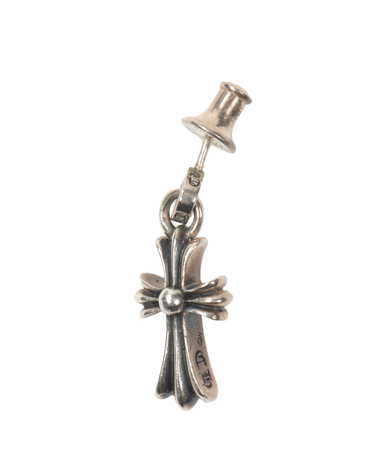 Medium Dangling Cross Earring