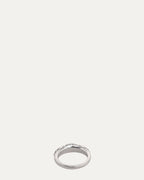 Mini Floral Cross Ring