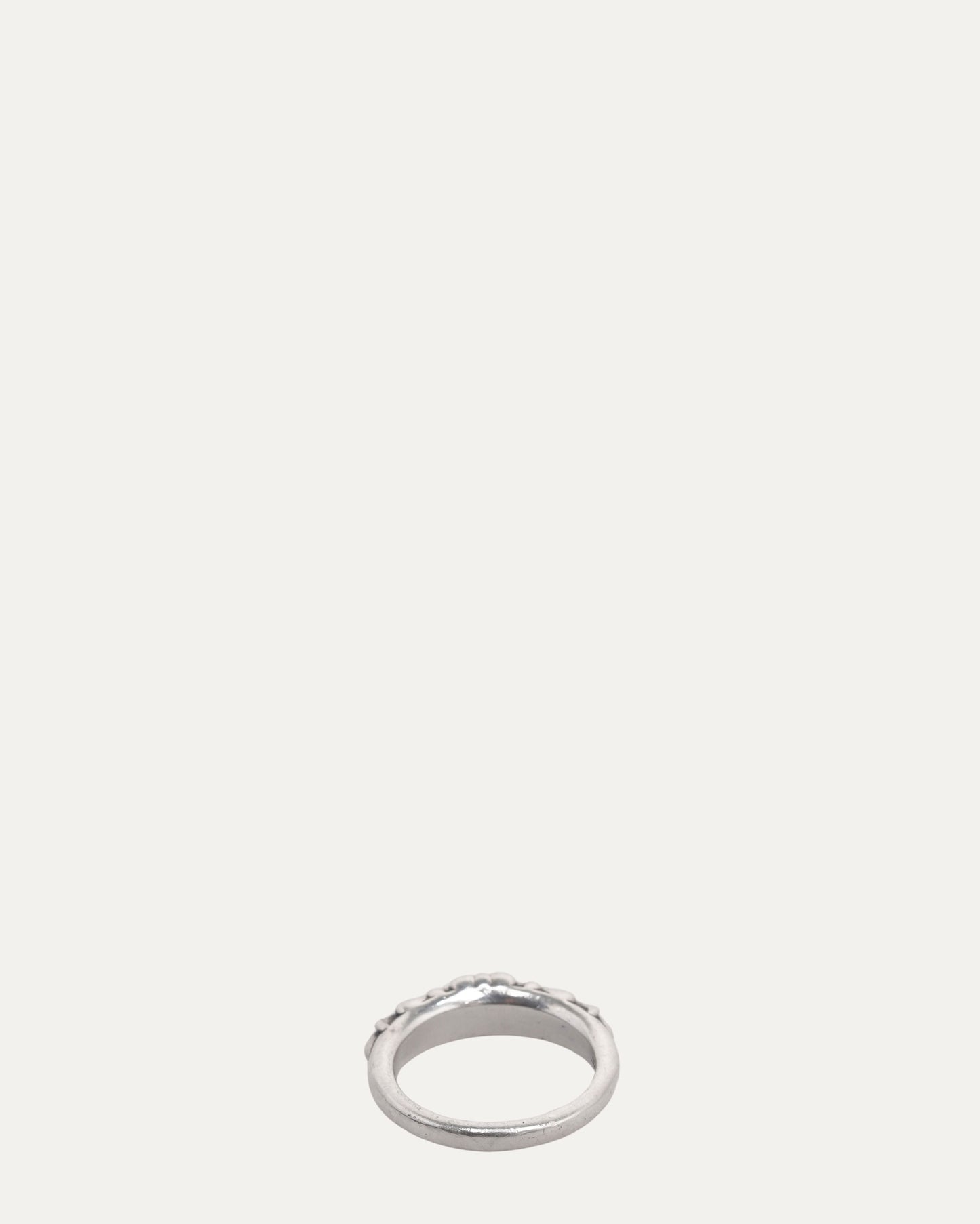 Mini Floral Cross Ring