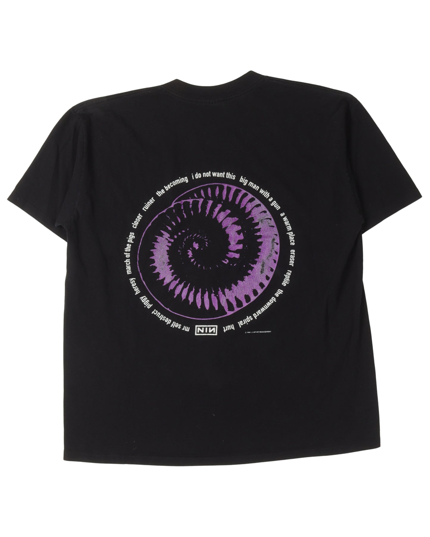 Nine Inch Nails 1994 The Downward Spiral T-Shirt