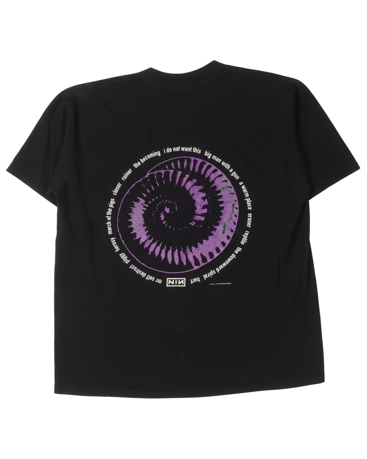 Nine Inch Nails 1994 The Downward Spiral T-Shirt