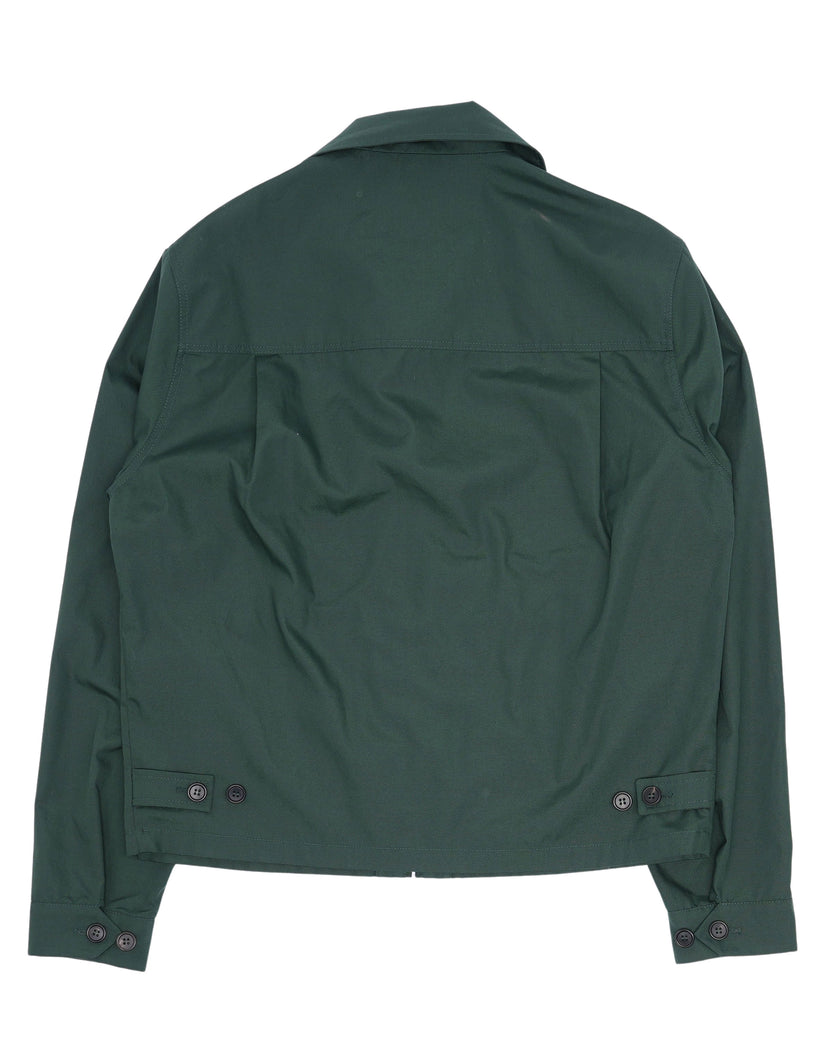 Cotton Blend Blouson Jacket