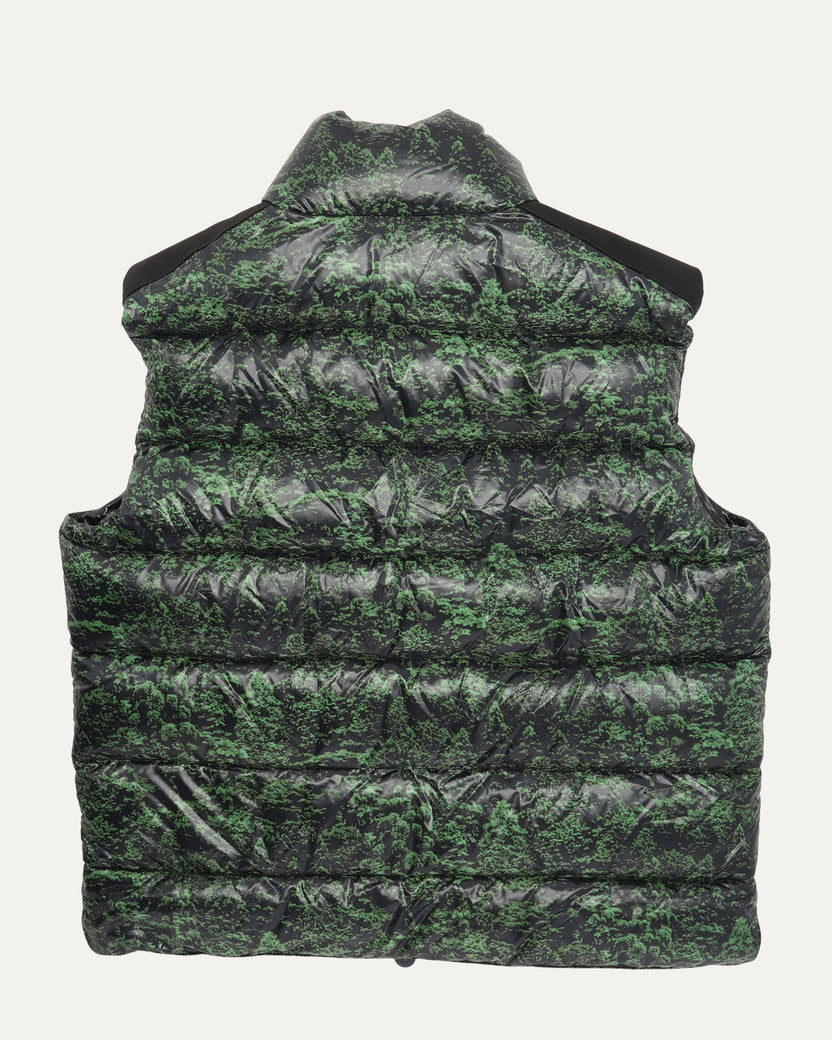 2010 Pharrell Williams Keita Sugiura Forest Print Down Vest