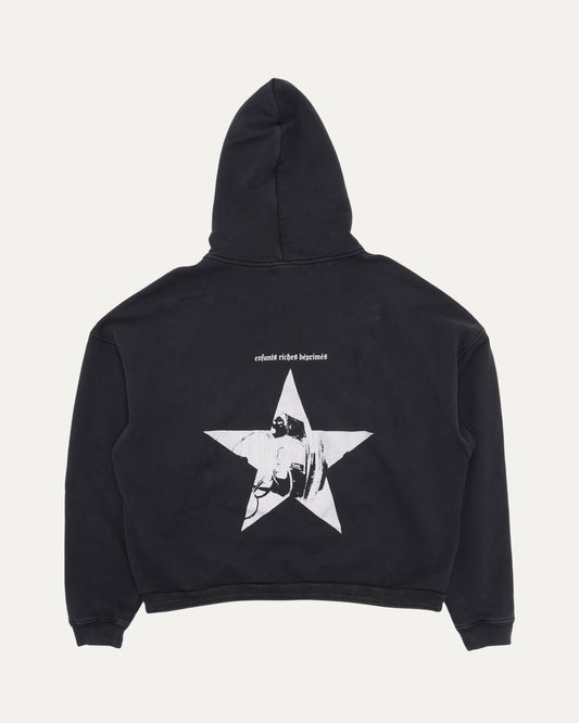 Star Gun Graphic Zip Up Hoodie