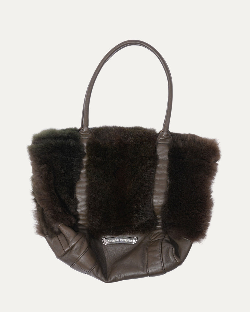 Fur and Leather Tote