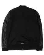 Cross Patch Cashmere Varsity Jacket