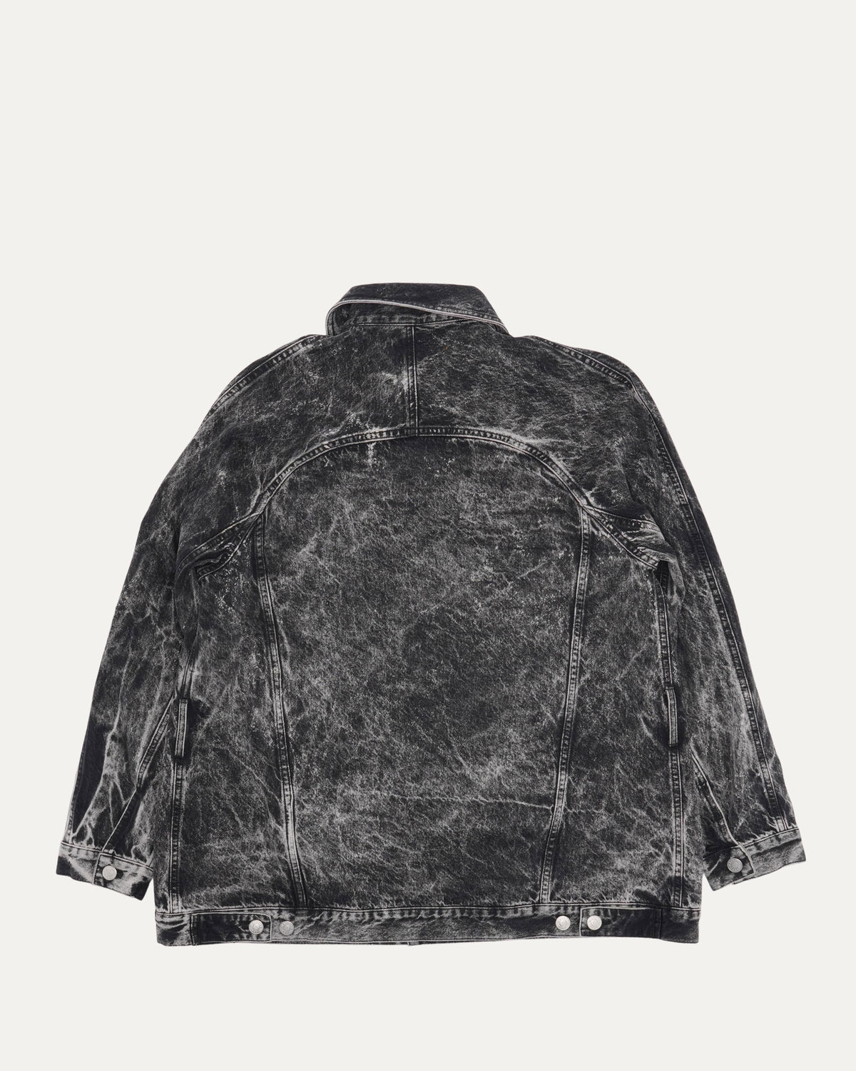 Oversized Acid Wash Denim Jacket