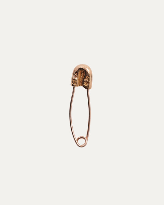 Gold Plus Cross Safety Pin