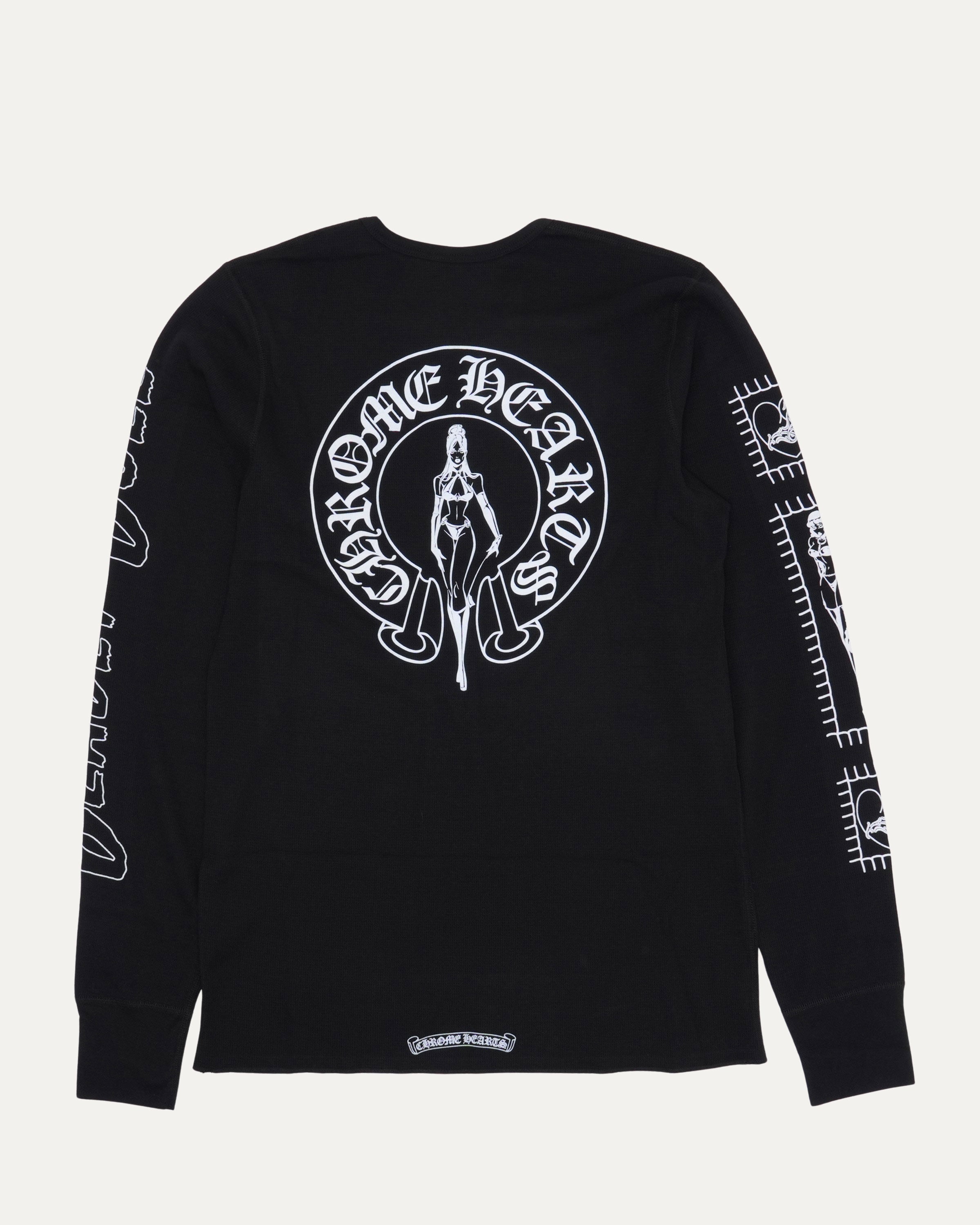 Chrome Hearts Deadly Doll Long Sleeve Thermal Shirt – Justin Reed