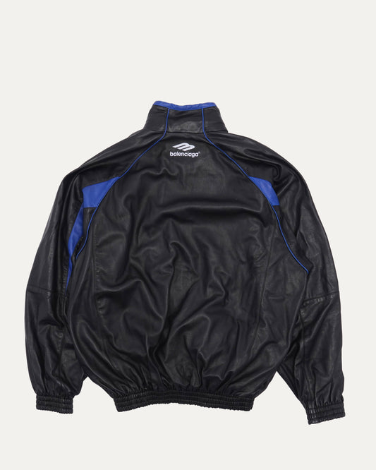 3B Sports Icon Leather Track Jacket