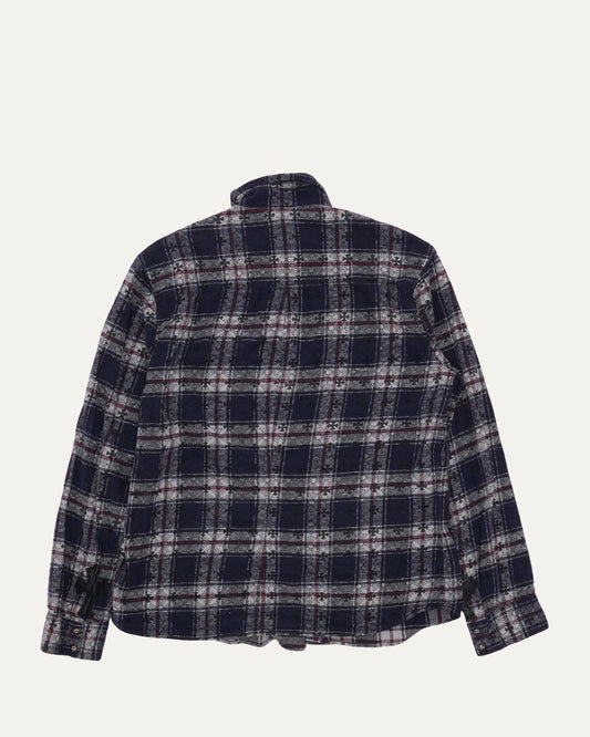 Cross Patch Loose Ends Flannel Shirt