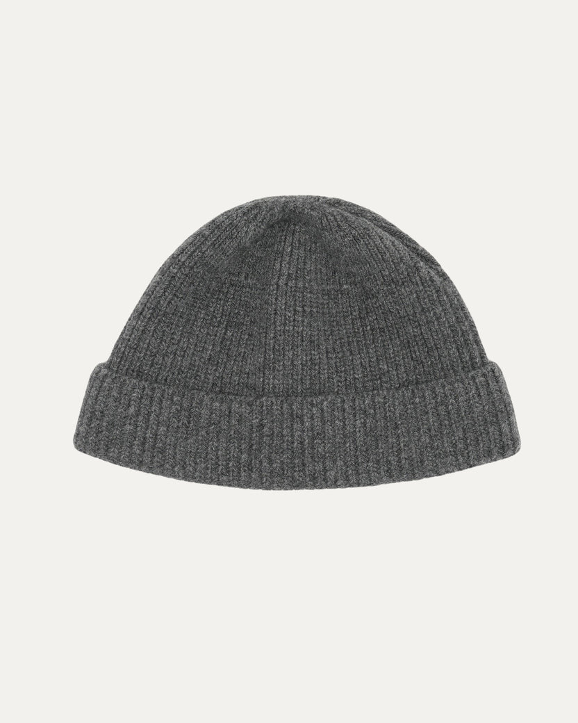 Plaque Cashmere Blend Beanie