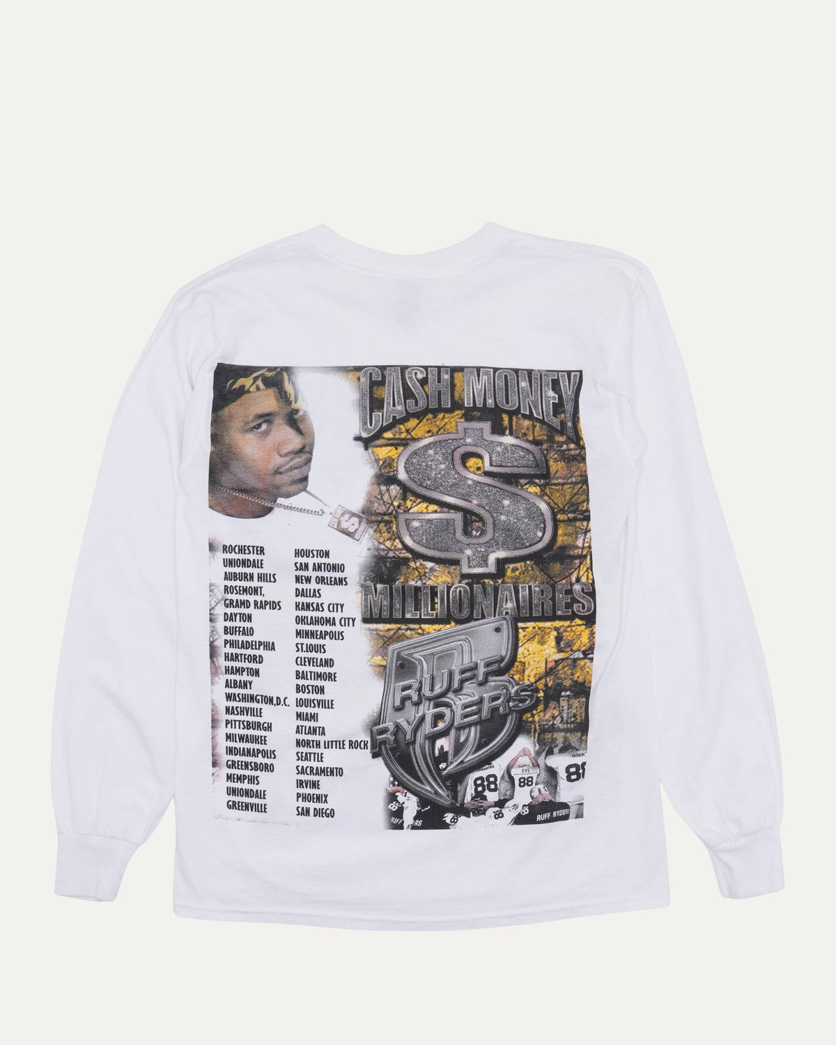 Ruff Ryders Cash Money Records Long Sleeve Tour T-Shirt