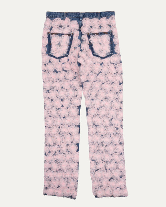 Floral Detail Jeans