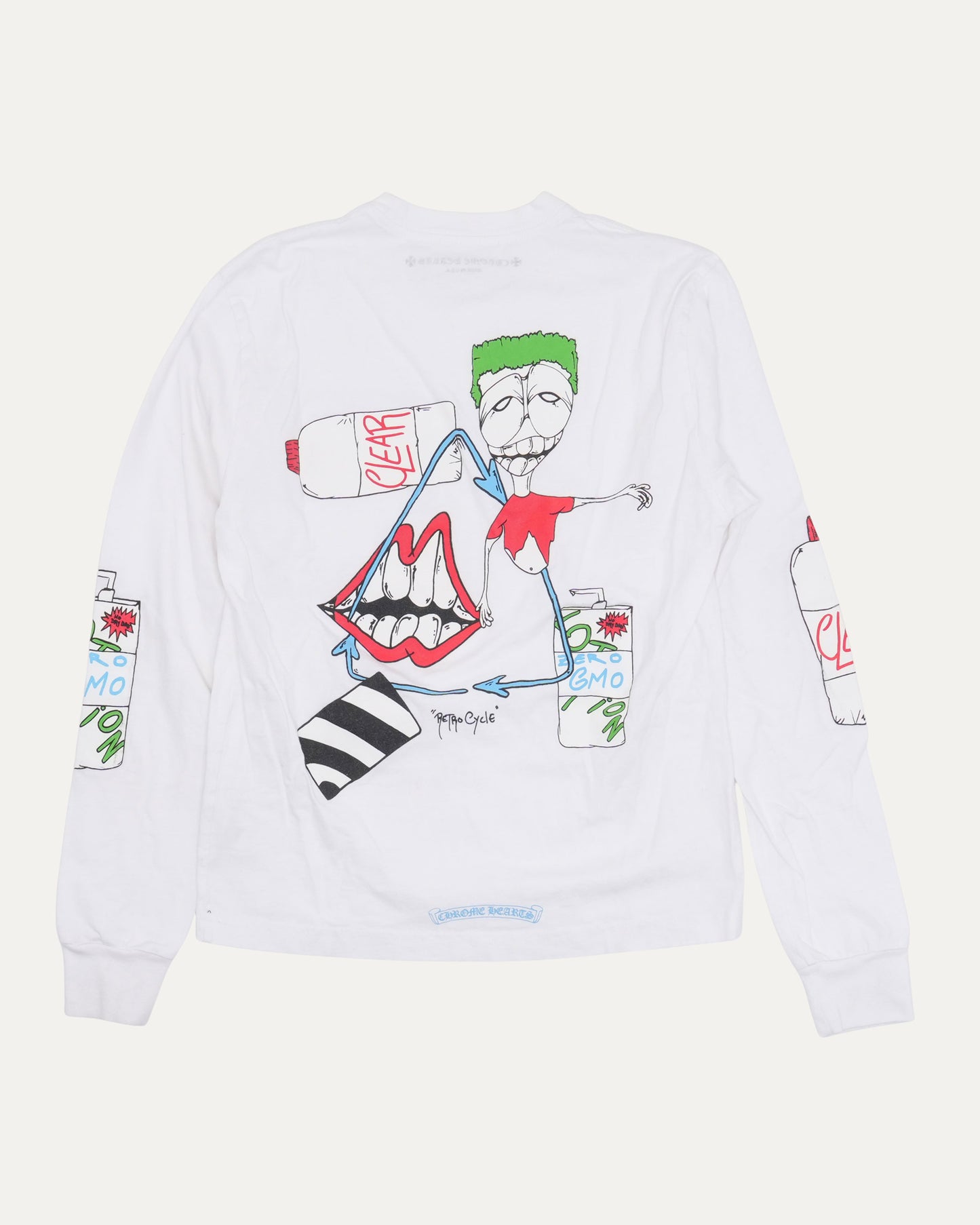 Matty Boy Retro Cycle Long Sleeve Pocket T-Shirt