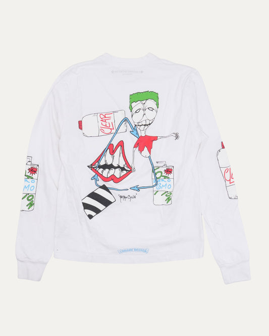 Matty Boy Retro Cycle Long Sleeve Pocket T-Shirt