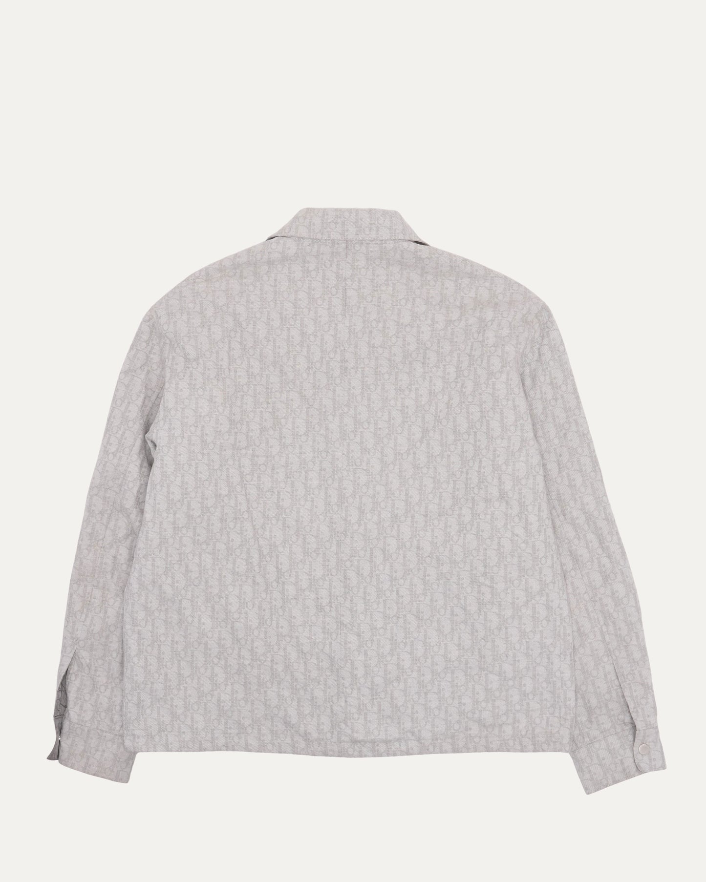 Oblique Monogram Jacquard Shirt Jacket