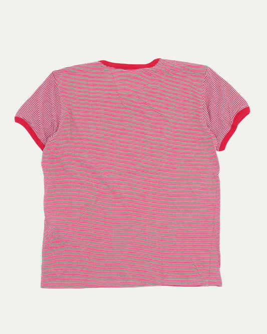 Chainstitch Logo Striped T-Shirt