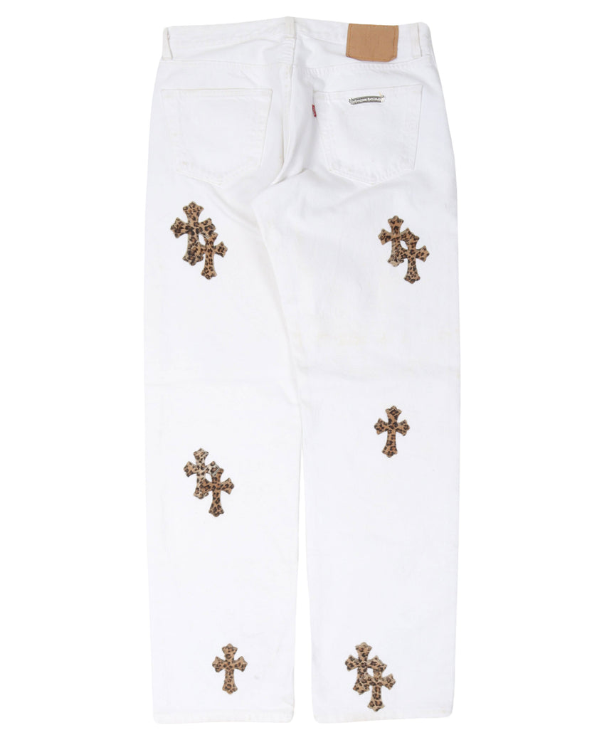 Levi's Leopard Cross Patch Jeans