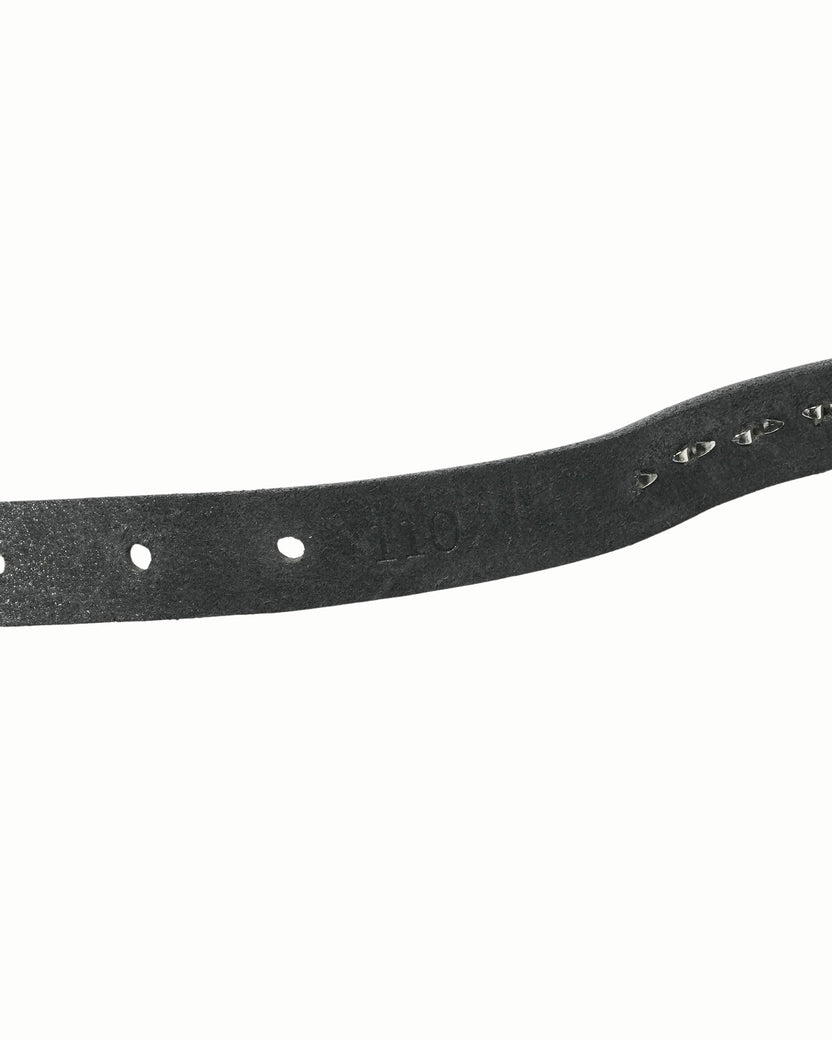 Classic Black Studded Belt