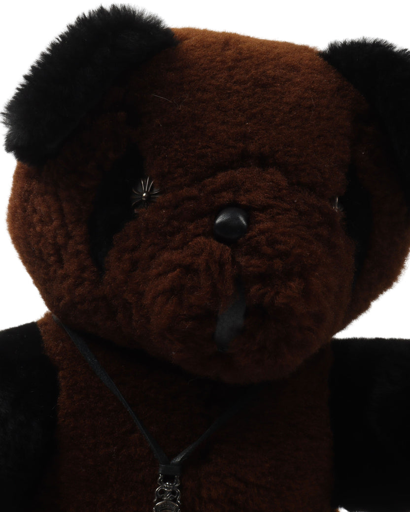 Two-Tone Teddy Bear w/ Dagger Necklace