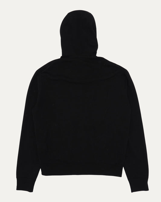 Zip Up Suede Hoodie