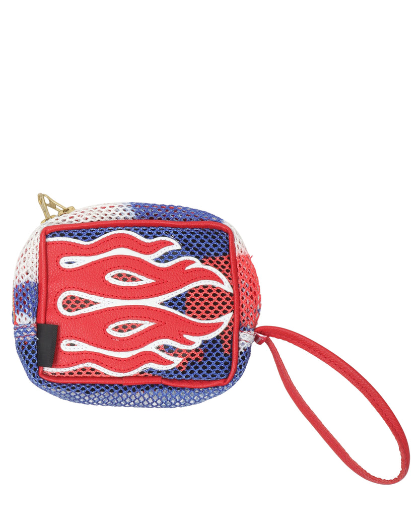 Vanson Flames Mesh Pouch