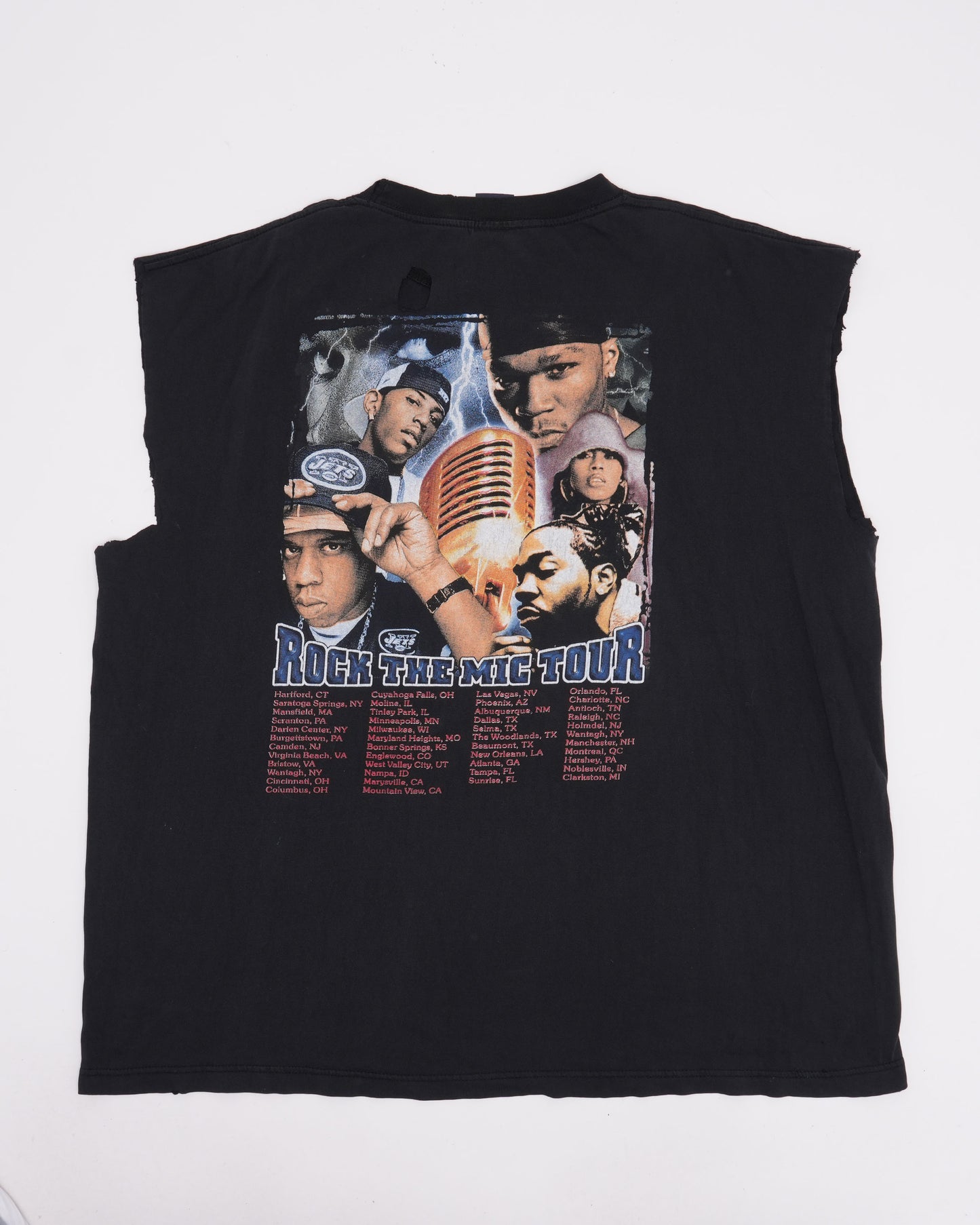 Jay-Z & 50 Cent Rock The Mic Tour 2003 T-Shirt