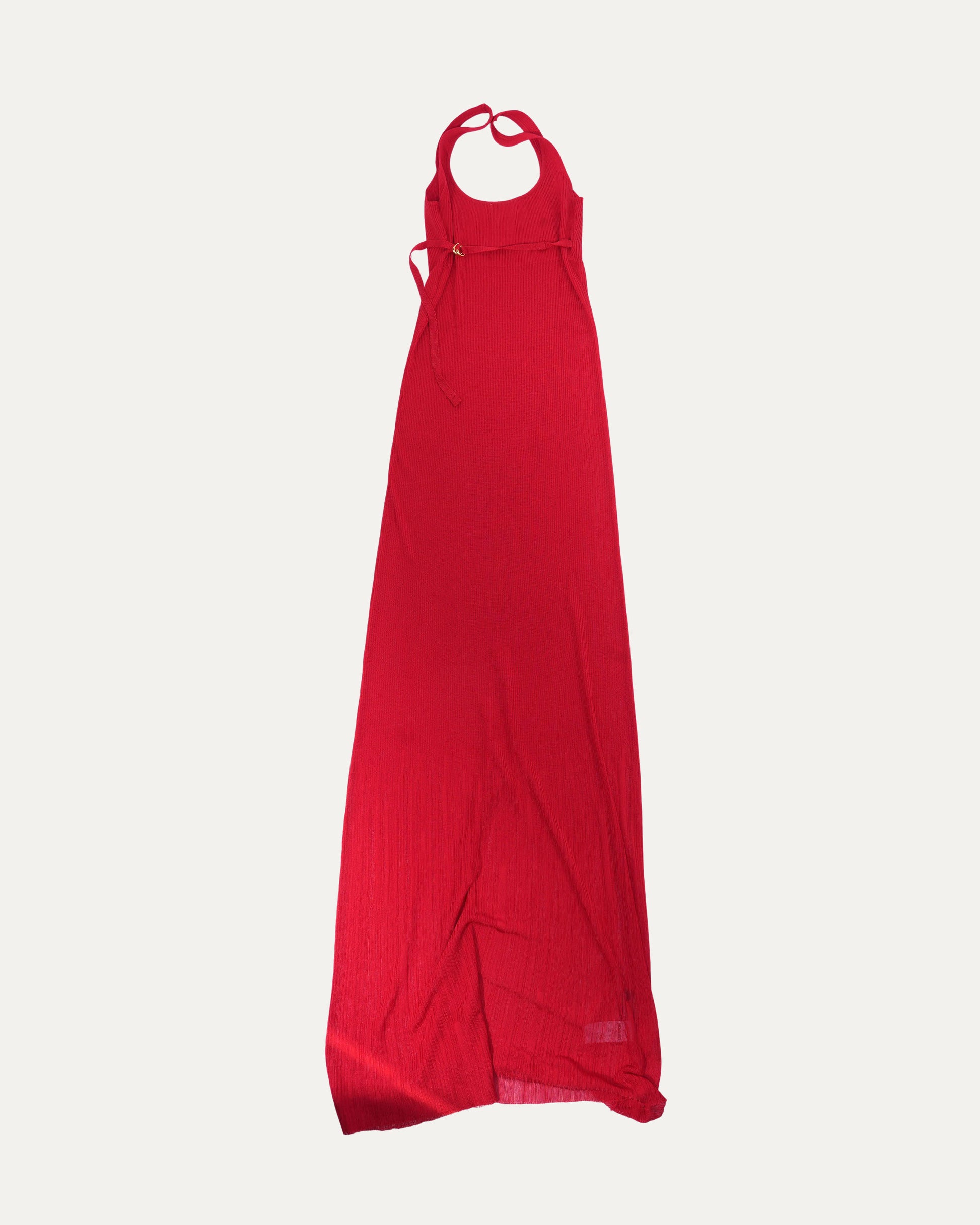 Jacquemus Rib-Knitted Recycled-Blend Maxi Dress Jacquemus Rib-Knitted Recycled-Blend Maxi Dress