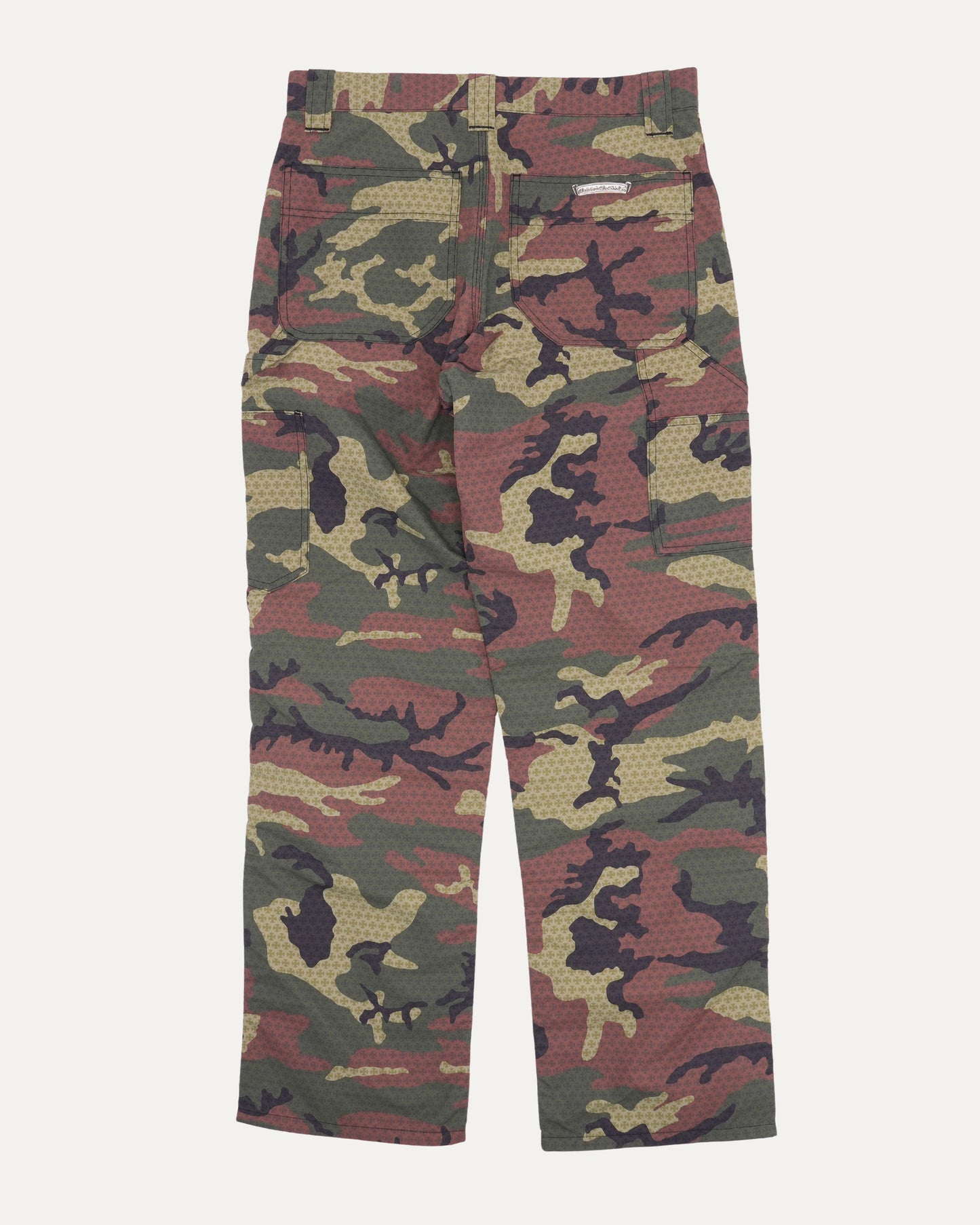 Camouflage Nylon Double Knee Pants