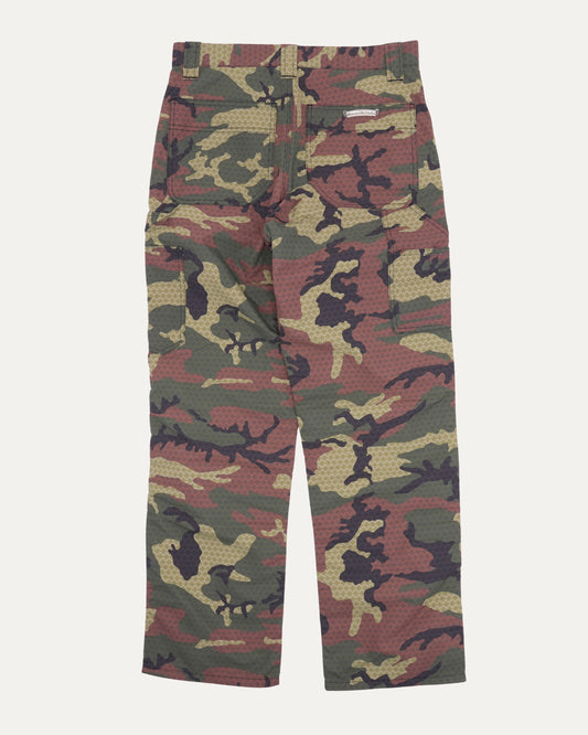 Camouflage Nylon Double Knee Pants