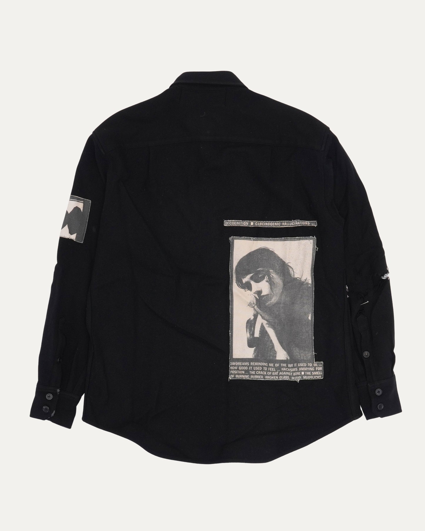 Prostitute Patchwork Wool Shirt
