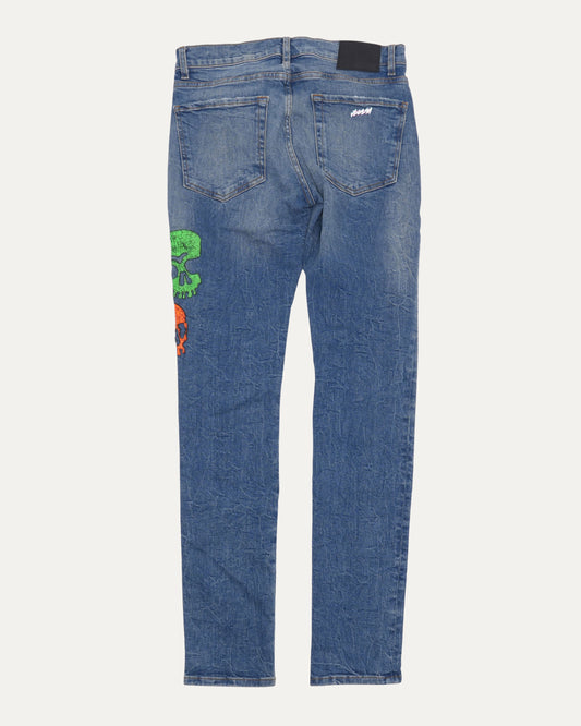 Skull Patch Jeans