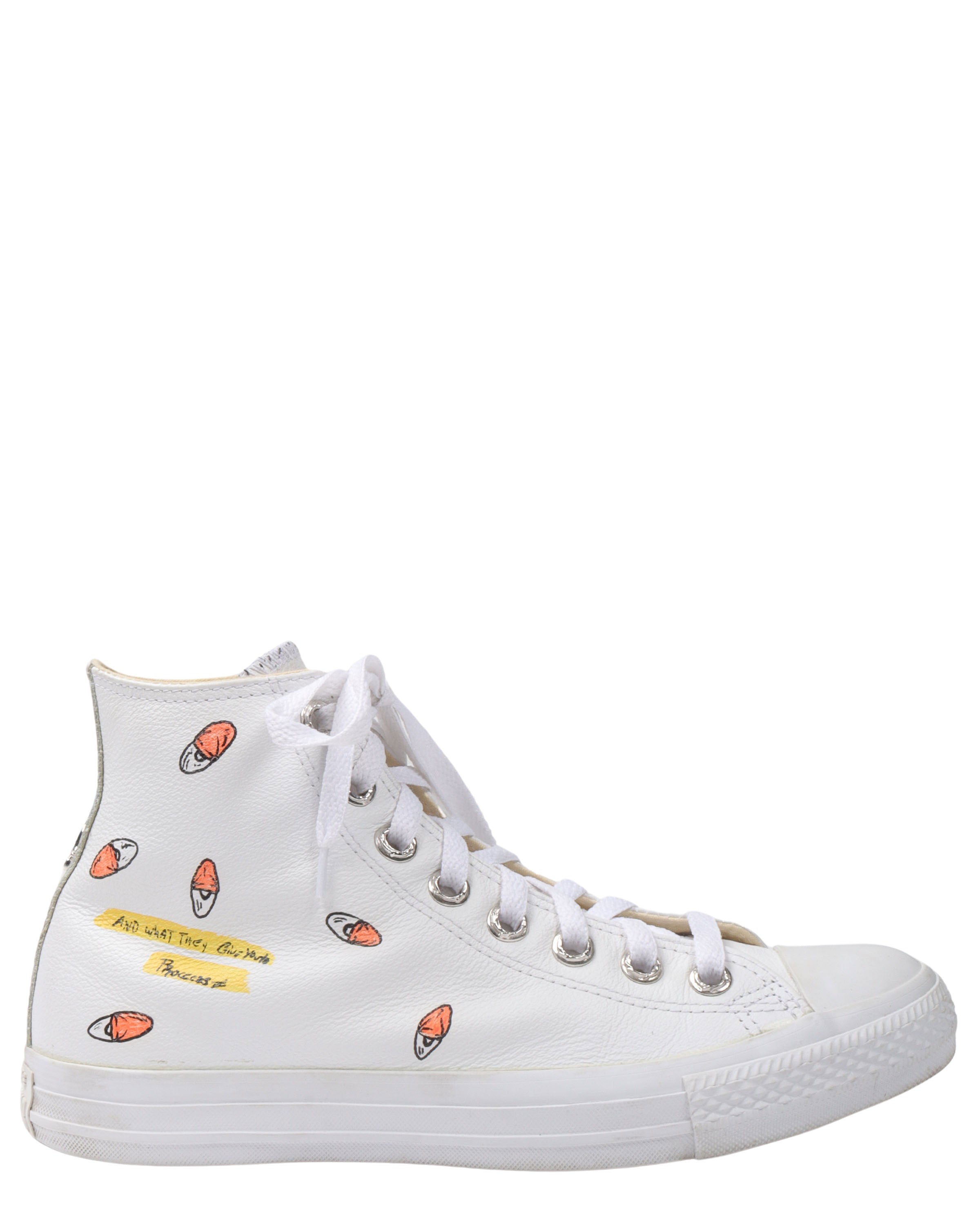 Matty Boy Hand Painted Leather Chuck Taylor Converse